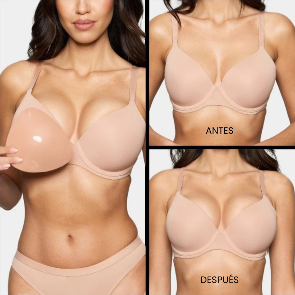 AUREZA Copas Adhesivas – Realce Instantáneo, Lavables y Reutilizables, Potenciador de Outfits